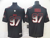 Nike 49ers 97 Nick Bosa Black Arch Smoke Vapor Untouchable Limited Jersey,baseball caps,new era cap wholesale,wholesale hats